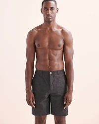 Linen Blend Beach Short
