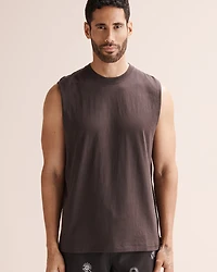 Plain Wash Muscle Tank Top