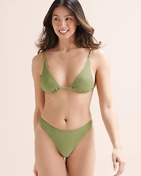 Bas de bikini coupe échancrée Haleiwa