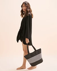 Stripe Beach Bag