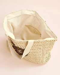Straw Beach Tote Bag