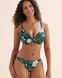 Bas de bikini brésilien taille basse floral