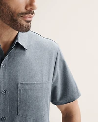 Chemise à manches courtes hybride