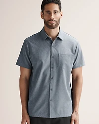 Chemise à manches courtes hybride