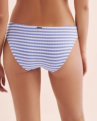 Ribbed Low-Rise Bikini Bottom