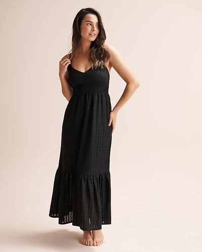 Textured Maxi Dress