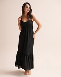 Textured Maxi Dress