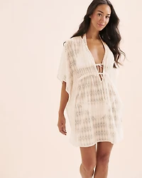 Sunkissed Crochet Caftan Cover Up