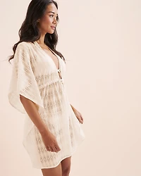 Sunkissed Crochet Caftan Cover Up