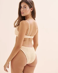 Twisted Tides V Neck Bralette Bikini Top