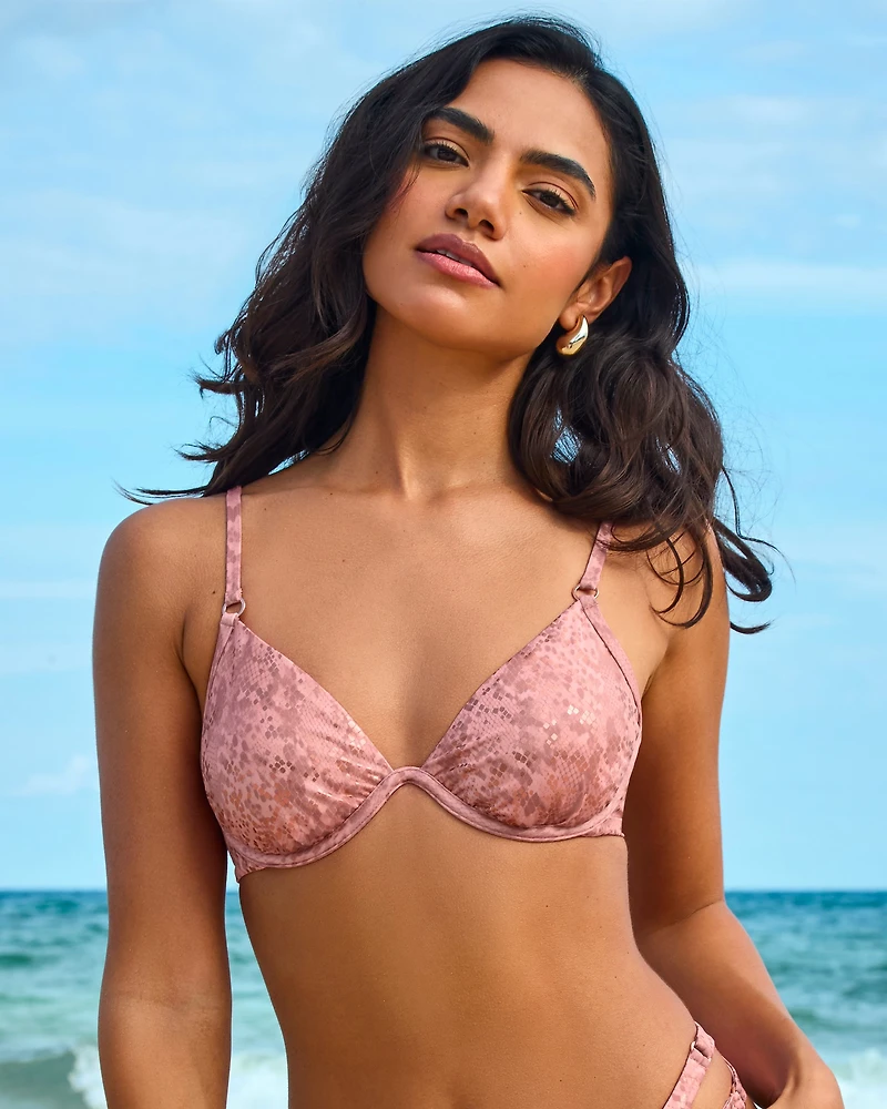 Underwire Plunge Bikini Top