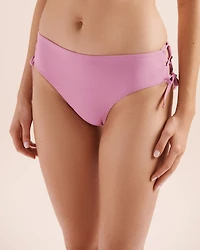 Mid-Rise Side Ties Bikini Bottom