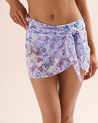 Pastel Floral Short Pareo