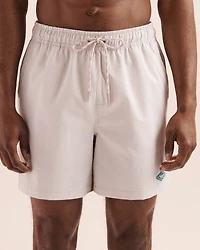 Maillot volley seersucker 6'' avec doublure compressive