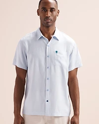 Chemise à manches courtes rayures
