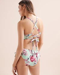 Haut de bikini plongeant bonnet D