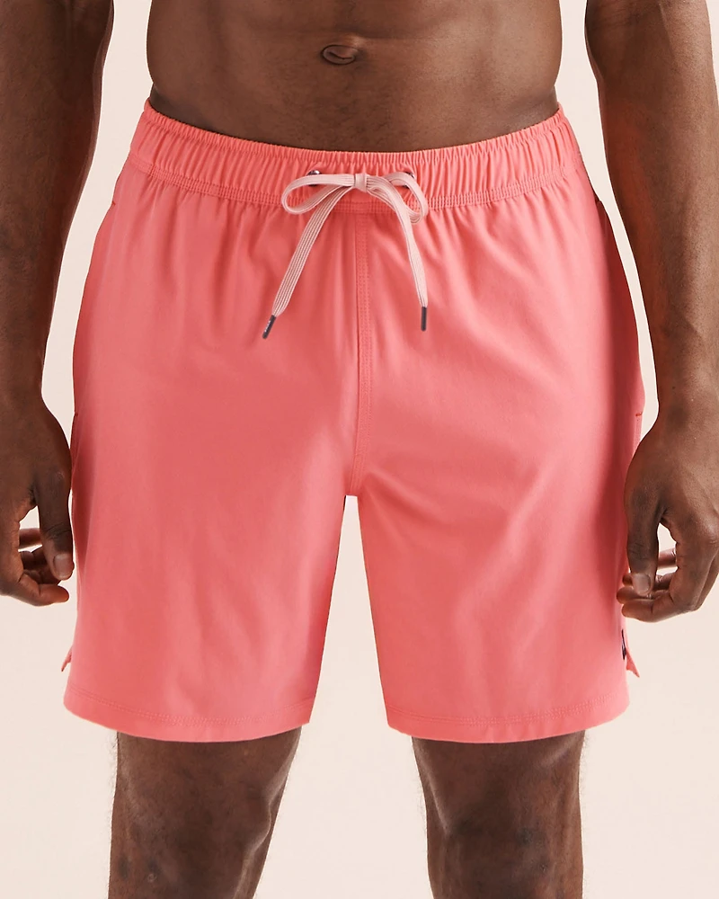 Oh Buoy 2N1 Stretch 7" Volley Swimsuit With Brief Liner