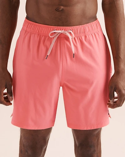 Oh Buoy 2N1 Stretch 7" Volley Swimsuit With Brief Liner