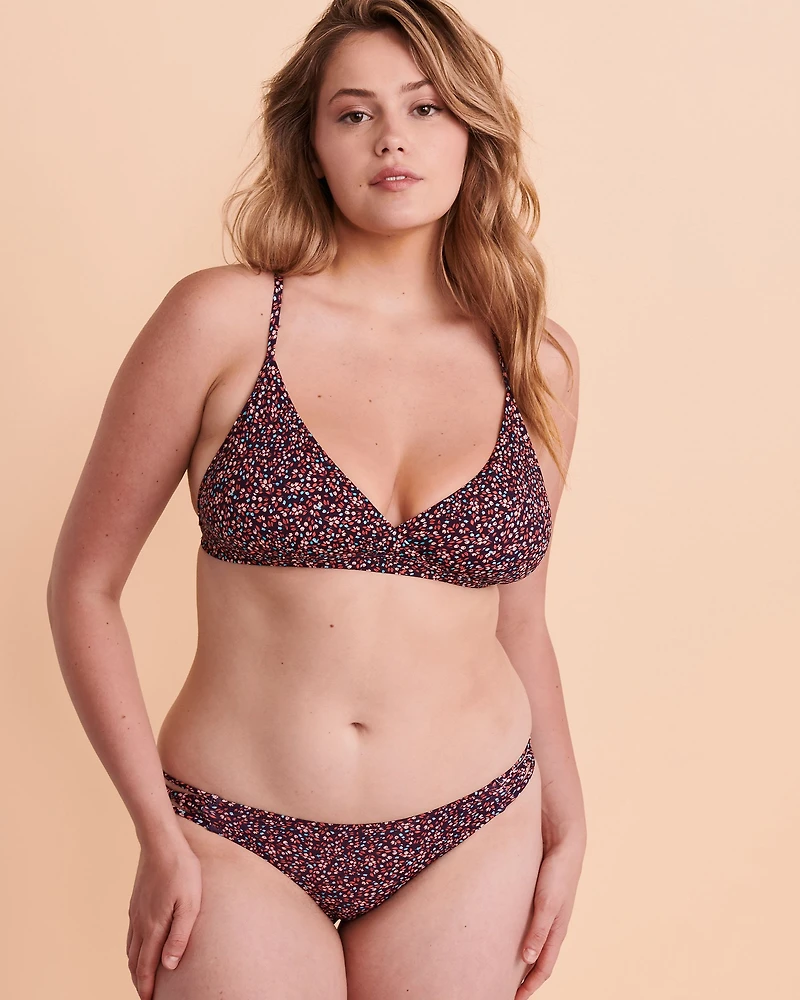Bas de bikini bandes sur les côtés WILDFLOWERS