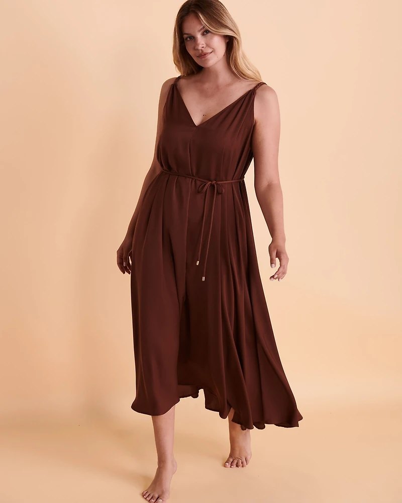 Open Back Maxi Dress