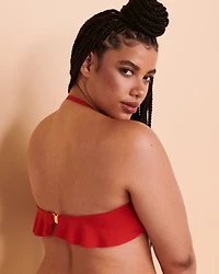 Haut de bikini bandeau à volants KORE