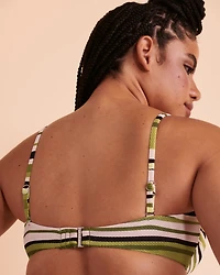 Haut de bikini bandeau bonnet DD SUN STRIPE