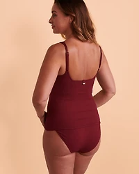 WALK THE LINE Square Neck Tankini Top