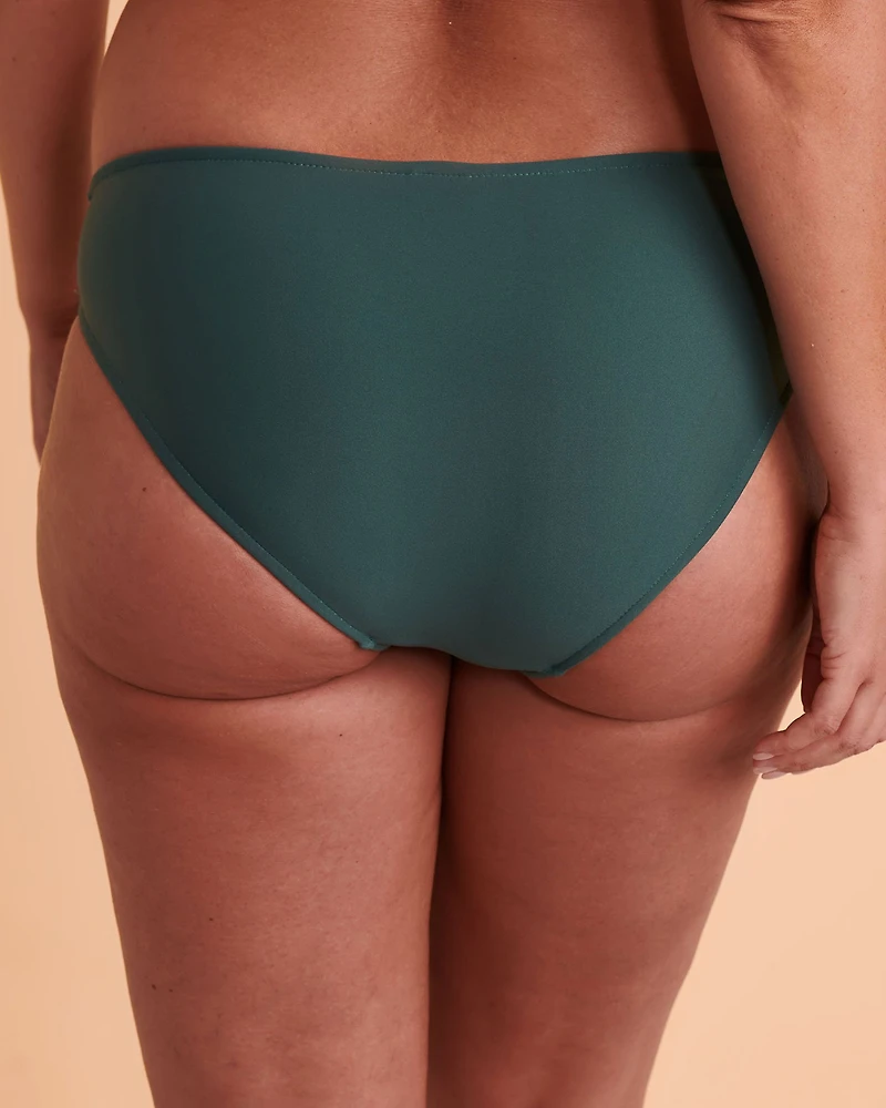 COLLECTIVE EVERGREEN Twisted Waistband Bikini Bottom