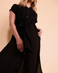 Robe longue boutonnée