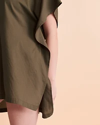 Poncho boutonné