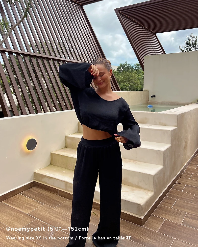 Satin Beach Pants