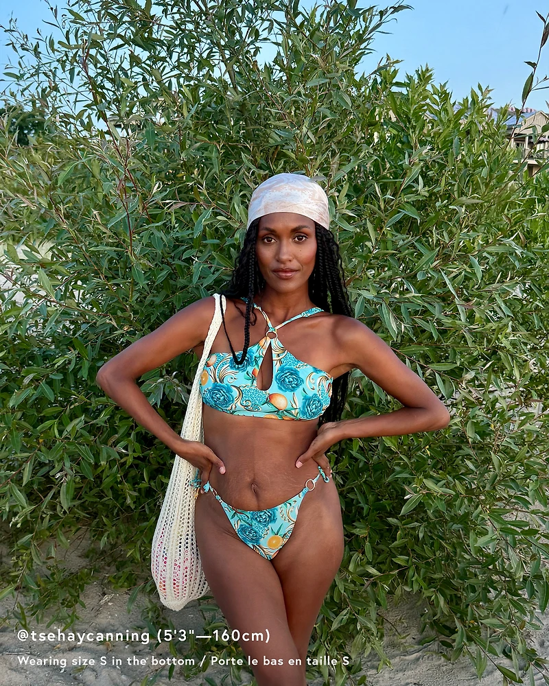 Bas de bikini brésilien taille mi-haute Chic Villa