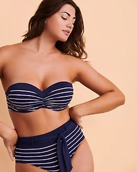 NAUTICAL D Cup Bandeau Bikini Top