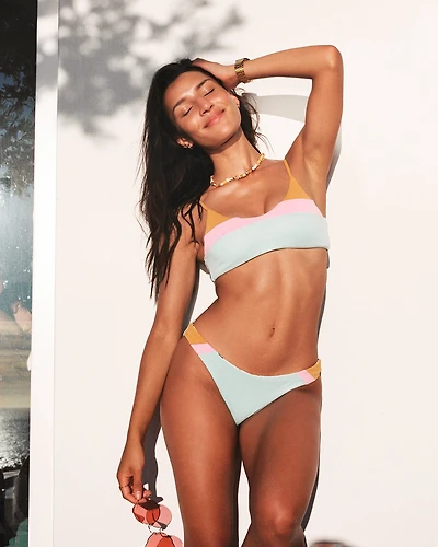 Haut de bikini bralette réversible SEA GLASS