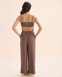 Textured Tube Jumpsuit