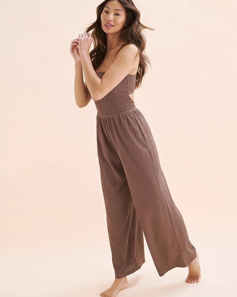 Textured Tube Jumpsuit