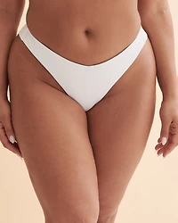 Rib Roxy Love High Leg Cheeky Bikini Bottom