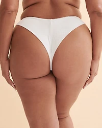 Rib Roxy Love High Leg Cheeky Bikini Bottom