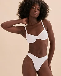 Rib Roxy Love High Leg Cheeky Bikini Bottom