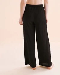 Pantalon en polyester pliss