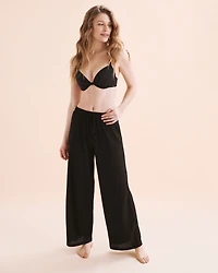 Pantalon en polyester pliss