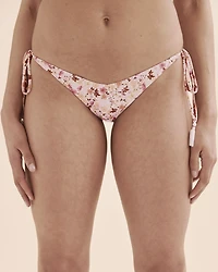 Bas de bikini brésilien coupe en V Boho