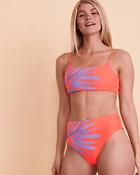 Bas de bikini taille haute Epica PAPAYA ORANGE