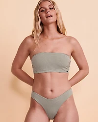Bas de bikini tanga SEERSUCKER