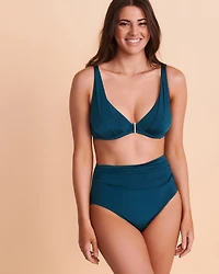 Bas de bikini taille haute LUXE