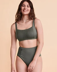 Bas de bikini taille haute PINTUX