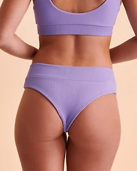 FIZZY VIOLET High Waist Cheeky Bikini Bottom