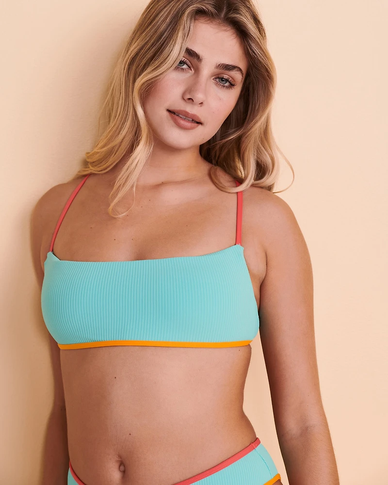 Haut de bikini bralette Rose JUNDI