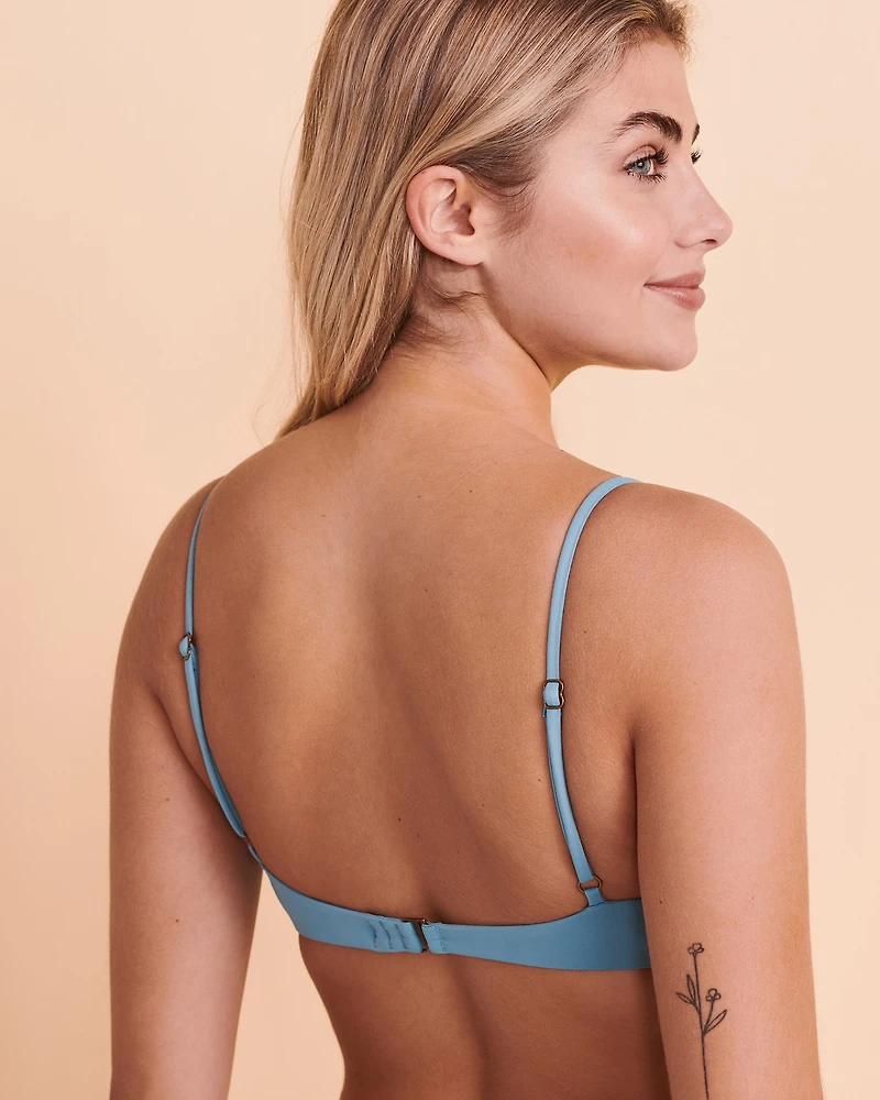 SALTWATER Prismo Knotted Triangle Bikini Top
