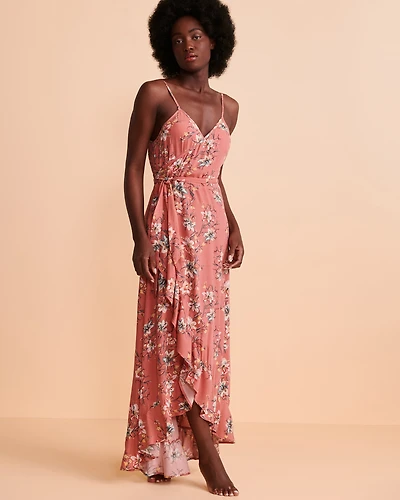 Robe maxi à volants VIOLA